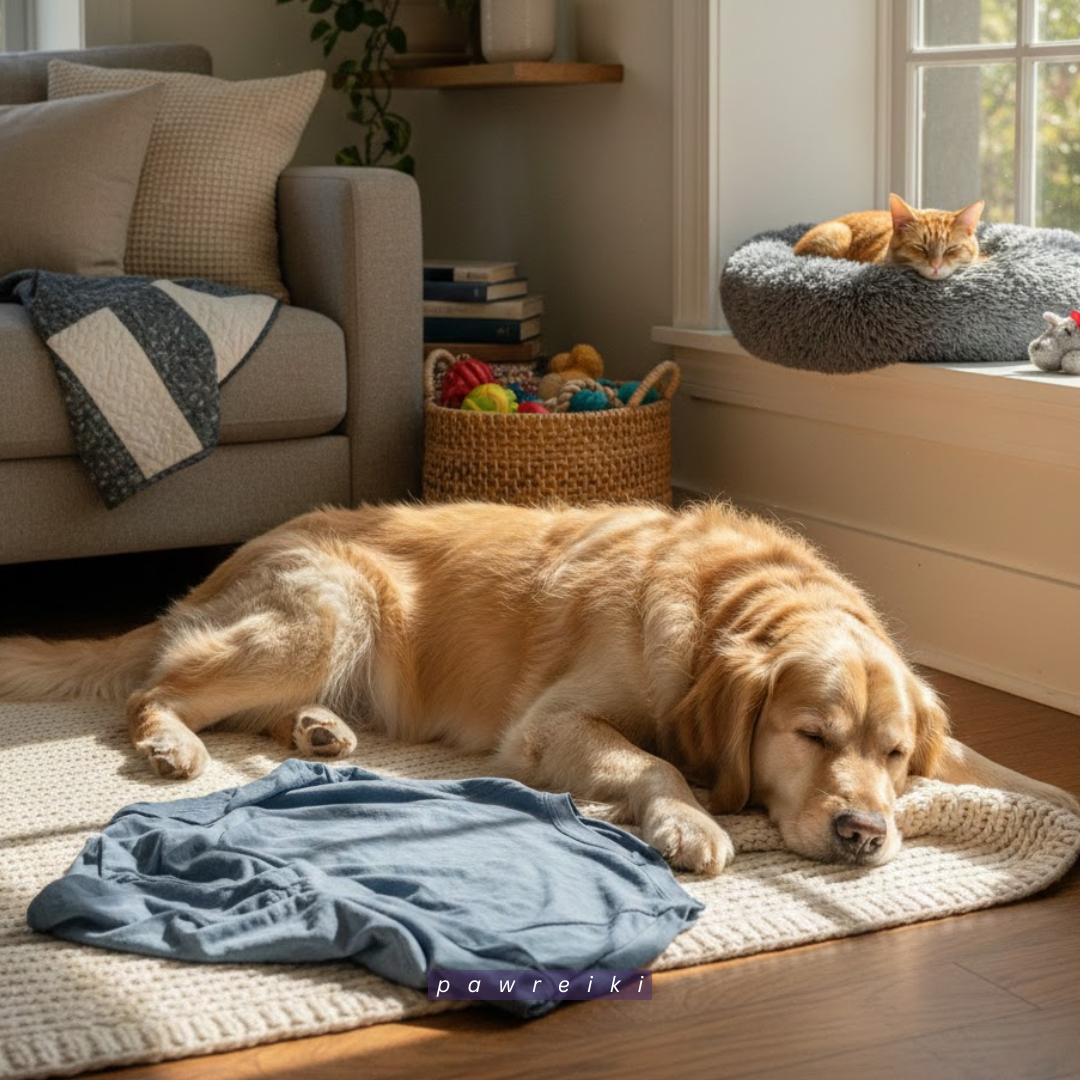 Offer Comfort Items That Soothe Your Pet