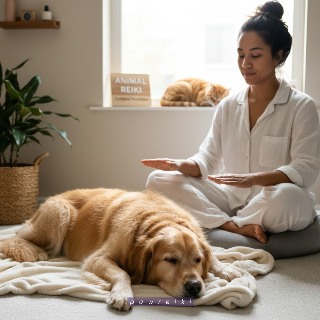 Offer Reiki While Your Pet Rests Naturally