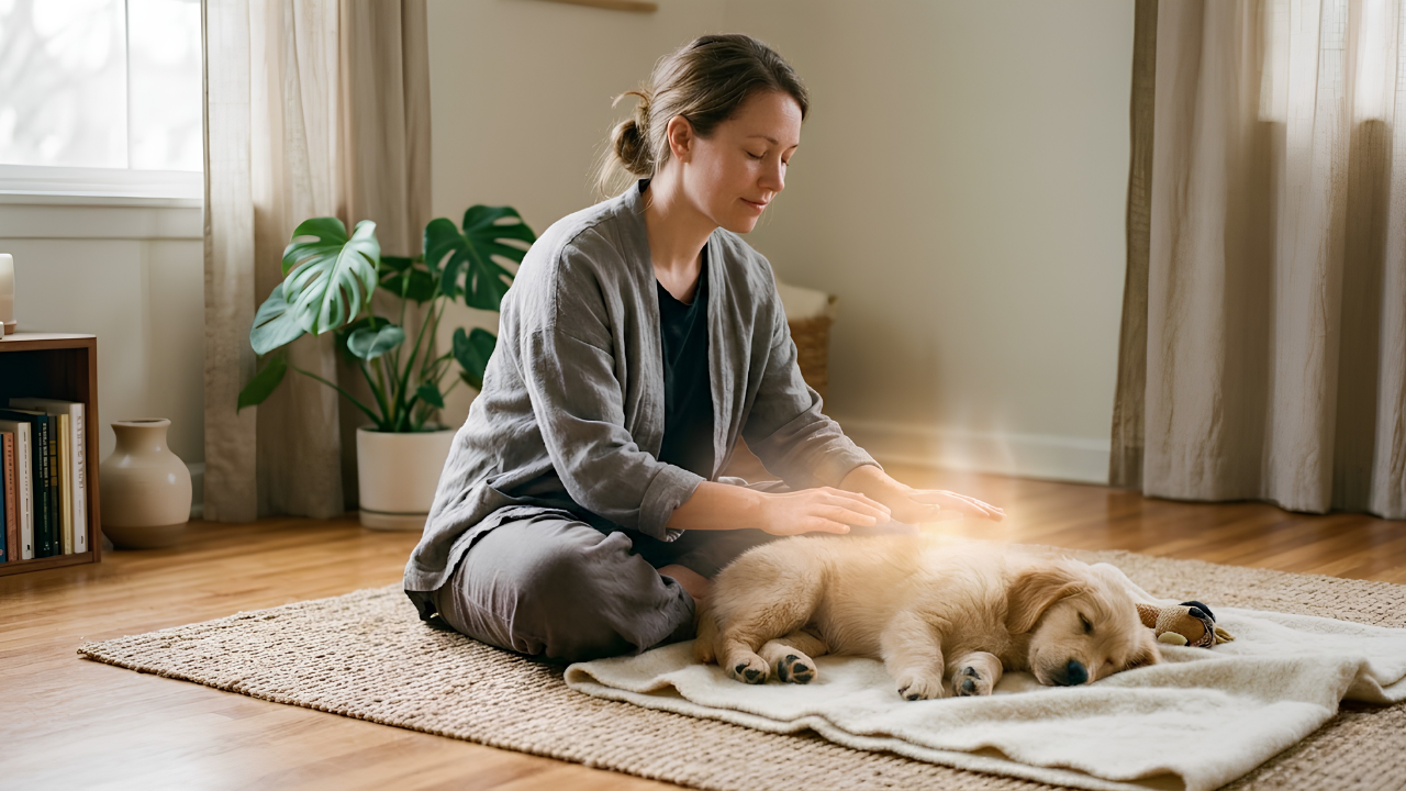 Reiki For Anxious Puppies: 14 Gentle Healing Steps