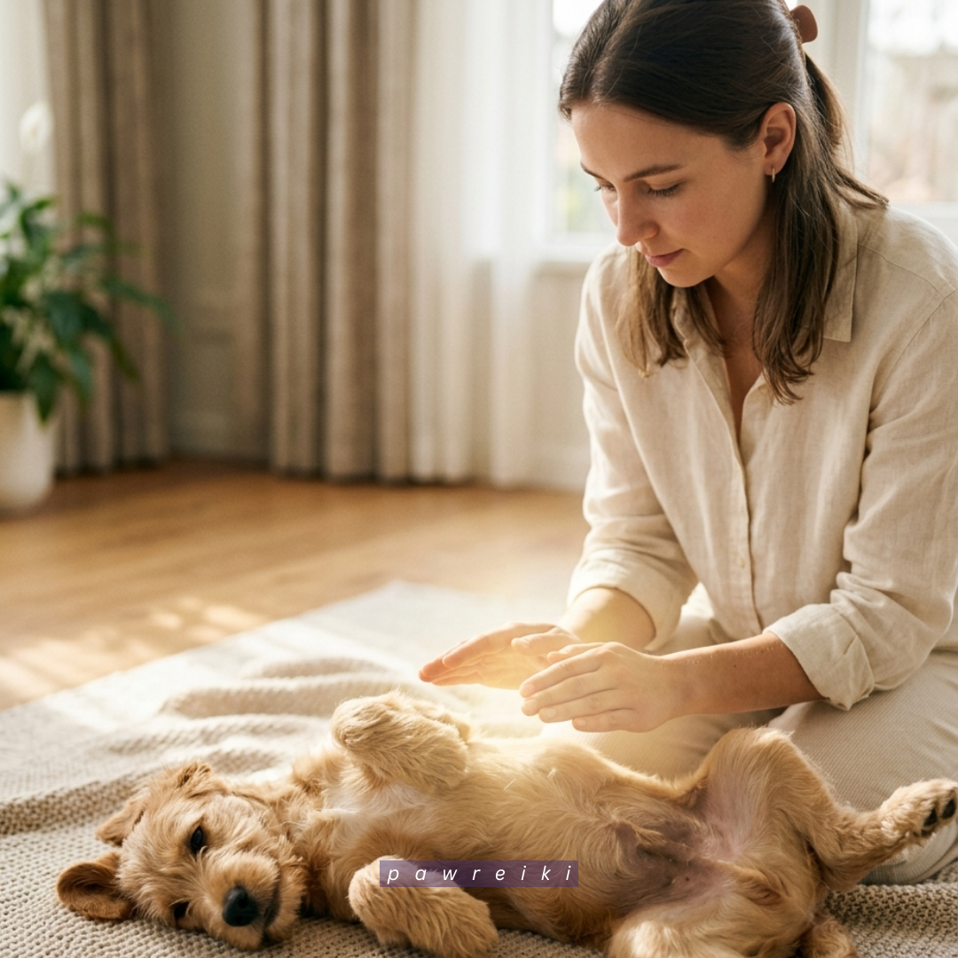 Abdomen Reiki Hand Position For Puppies Abdomen Reiki Hand Position For Puppies