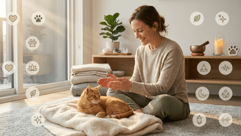 Cat Energy Healing: Building Trust Through Calm Connection