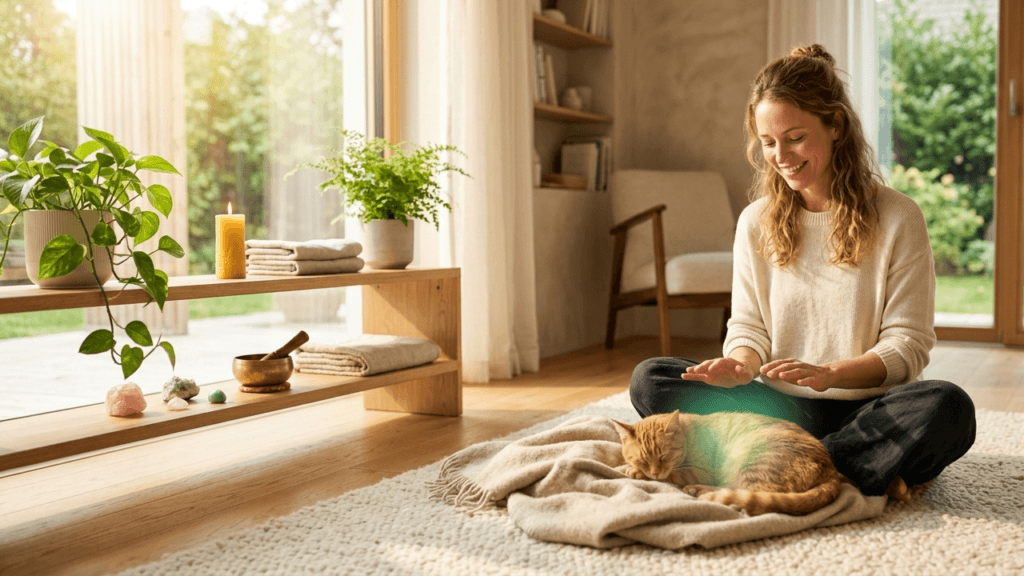 Heart Chakra Healing For Cats