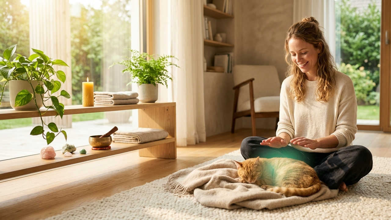 Heart Chakra Healing For Cats