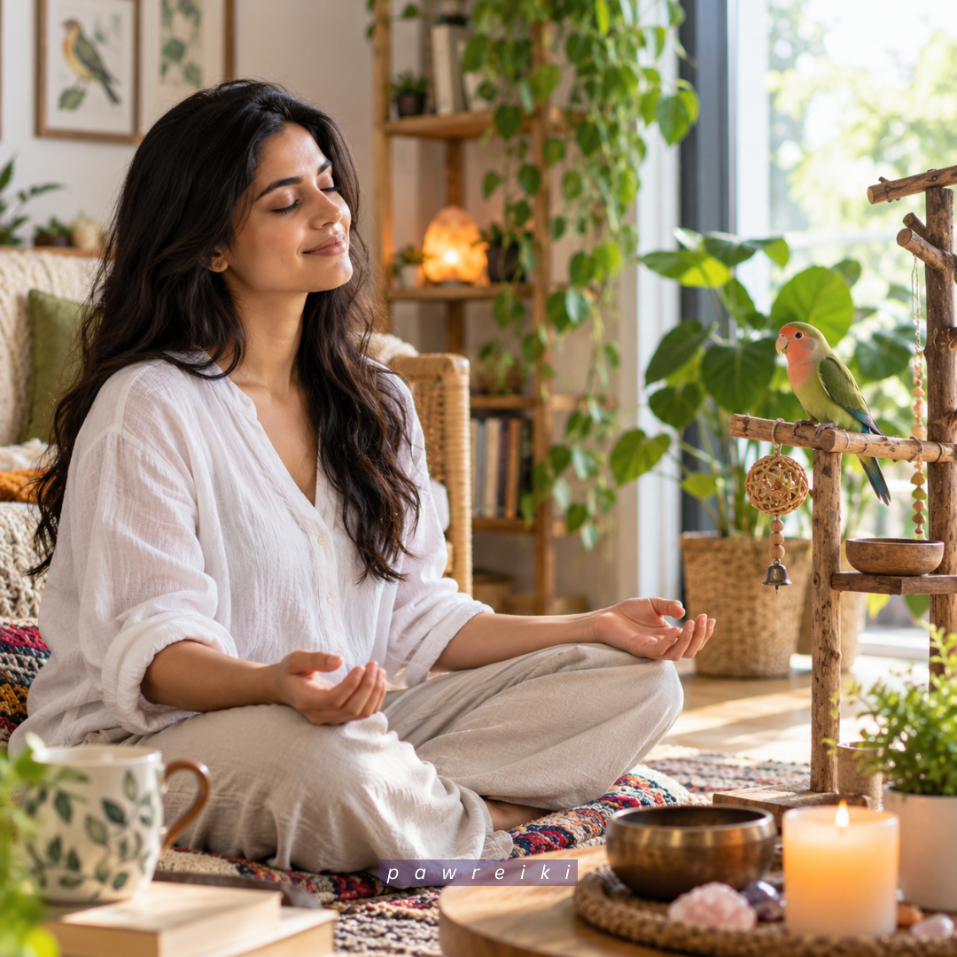 A Simple 10-Minute Reiki Routine For Your Bird A Simple 10-Minute Reiki Routine For Your Bird