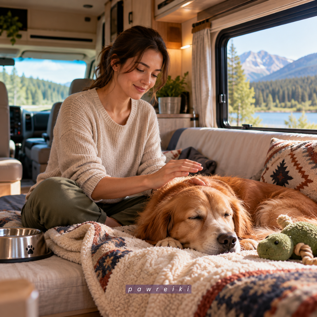 Reiki For Pets During RV Or Camper Travel